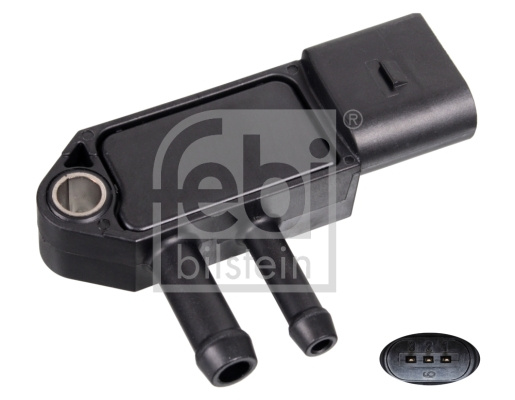 Senzor, presiune gaze evacuare (40856 FEBI BILSTEIN) AUDI,SEAT,SKODA,VW