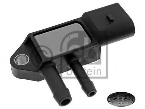 Senzor presiune gaze evacuare 40856 FEBI BILSTEIN pentru Vw Passat Seat Ibiza Vw Eurovan Vw Kombi Vw Transporter Peugeot 106 Skoda Octavia Vw Jetta Vw Vento Skoda Praktik Skoda Roomster Skoda Laura Audi A6 Vw Golf Audi A1 Vw Tiguan Vw Eos Skoda Super