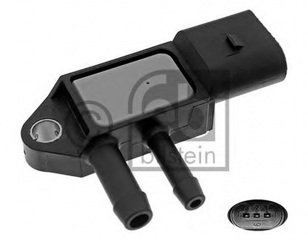 Senzor presiune gaze evacuare AUDI A4 Avant 8K5 B8 FEBI FE40856