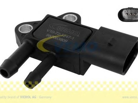 Senzor presiune gaze evacuare AUDI A6 4F2 C6 VEMO V107212471