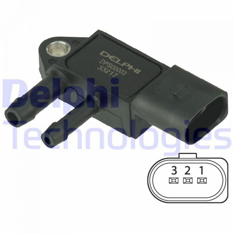 Senzor presiune gaze evacuare ~ Audi A7 2013 2014 2015 2016 2017 ~ DPS00003 ~ DELPHI