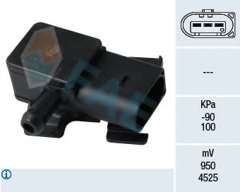 Senzor presiune gaze evacuare # Bmw X1 2009 2010 2011 2012 2013 2014 2015 # 16102 # FAE