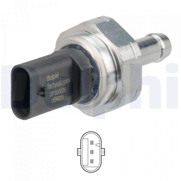 Senzor presiune gaze evacuare Delphi BMW X5 (F15, F85) 2013-2018 - DPS00035-12B1