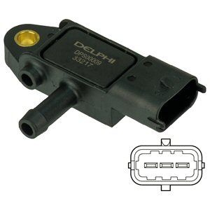 Senzor presiune gaze evacuare DPS00009 DELPHI pentru Fiat Punto Opel Zafira Opel Agila Ford Ka Fiat Grande Fiat Stilo