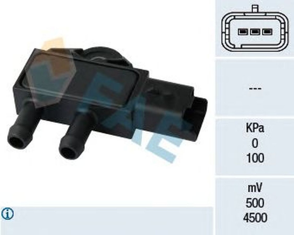 Senzor presiune gaze evacuare FIAT ULYSSE 179AX FA