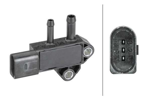 Senzor, presiune gaze evacuare HELLA 6PP009409-361 la MITSUBISHI L200 / TRITON platou / sasiu (KA_T, KB_T) 2007 2008 2009 2010 2011 2012 2013 2014 2015