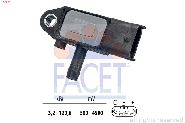Senzor presiune gaze evacuare # Opel Zafira 2011 2012 2013 2014 2015 2016 2017 2018 2019 2020 2021 2022 2023 2024 2025 # 10 3273 # FACET
