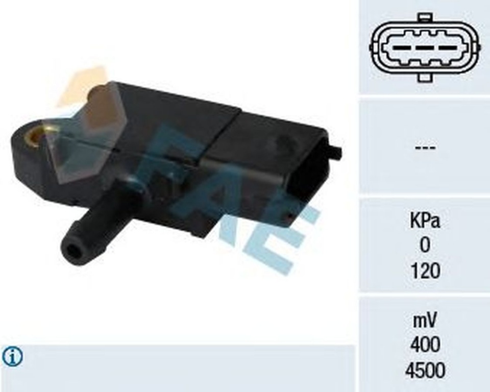 Senzor presiune gaze evacuare OPEL ZAFIRA TOURER C P12 FAE 16108