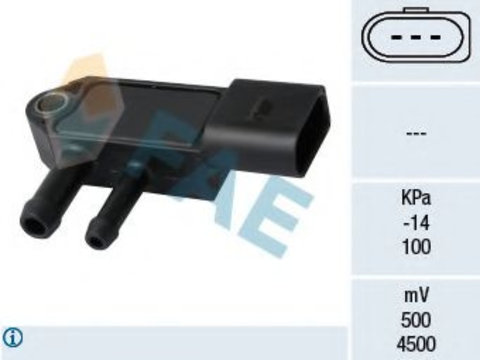 Senzor presiune gaze evacuare SEAT IBIZA V (6J5, 6P1) (2008 - 2016) FAE 16109