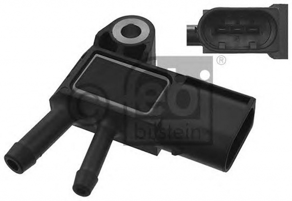 Senzor presiune gaze evacuare SMART FORFOUR 454 FEBI 43587