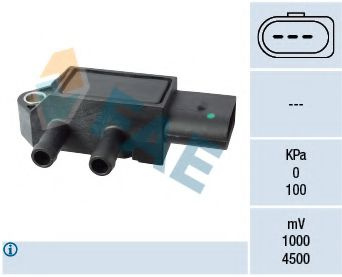 Senzor presiune gaze evacuare VW GOLF 7 combi (BA5) (2013 - 2016) FAE 16115