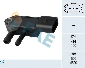 Senzor presiune gaze evacuare VW JETTA IV (162, 163) (2010 - 2016) FAE 16109