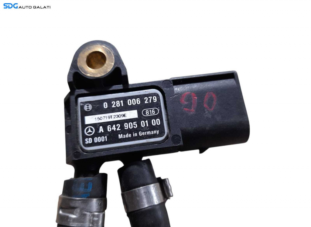 Senzor Presiune Gaze Mercedes ML W164 ML280 ML300 ML320 ML350 2005 - 2011 Cod A6429050100 0281006279 [N1578]