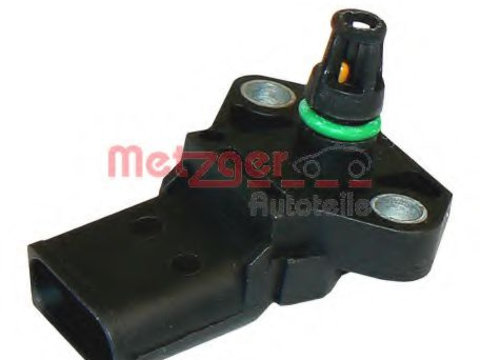 Senzor,presiune supraalimentare AUDI A4 Cabriolet (8H7, B6, 8HE, B7) (2002 - 2009) METZGER 0906061