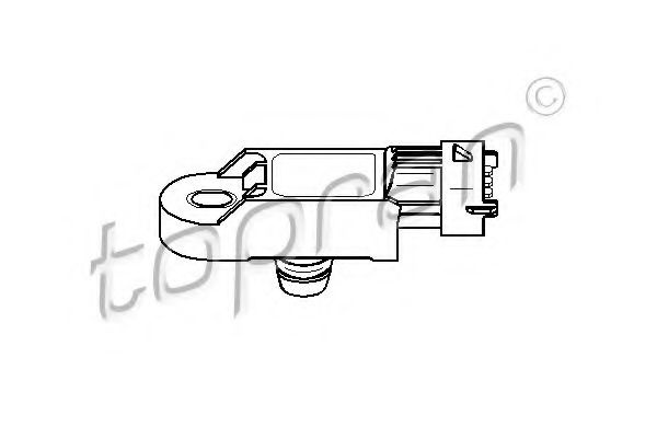 Senzor,presiune supraalimentare RENAULT CLIO III (BR0/1, CR0/1) (2005 - 2016) TOPRAN 207 832