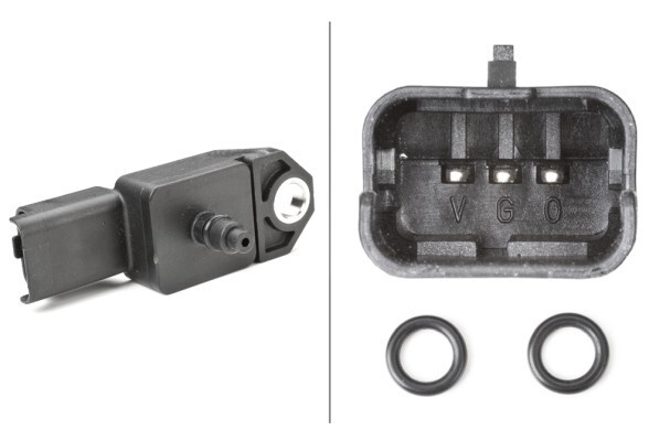 Senzor presiune supraalimentare # Volvo V50 2004 2005 2006 2007 2008 2009 2010 # 6PP 009 400 521 # HELLA