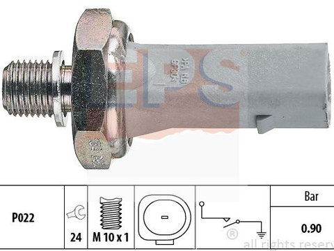 Senzor presiune ulei 1 800 134 EPS pentru Seat Cordoba Seat Inca Seat Ibiza Audi A6 Vw Passat Vw Caddy Vw Panel Audi A8 Vw Bora Vw Jetta Vw Golf Audi A4 Audi Tt Vw Multivan Audi Allroad Audi A5 Audi Q7 Vw Touareg