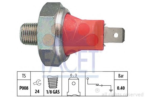 Senzor presiune ulei CHEVROLET AVEO hatchback (T25