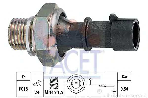 Senzor presiune ulei CHEVROLET CAPTIVA (C100, C140) - Cod intern: W20240108 - LIVRARE DIN STOC in 24 ore!!!