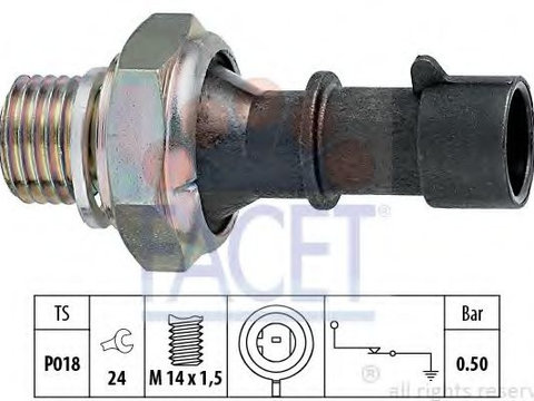 Senzor presiune ulei CHEVROLET LACETTI (J200) (2003 - 2020) FACET 7.0069