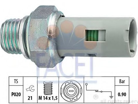 Senzor presiune ulei DACIA LOGAN MCV II (2013 - 2020) FACET 7.0153