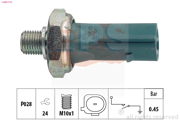 Senzor presiune ulei EPS BENTLEY BENTAYGA (4V1) 2018-2024 - 1.800.174