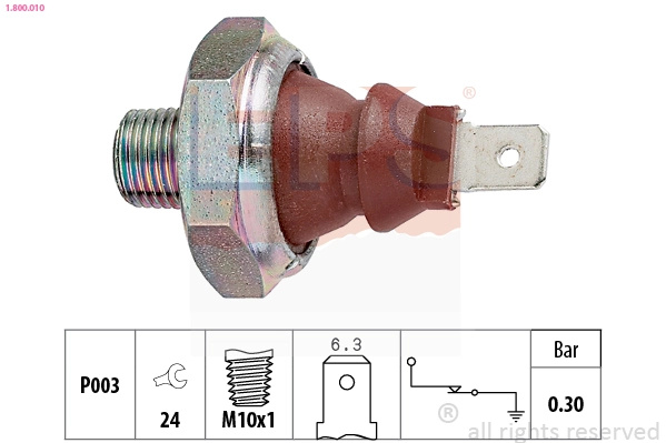 Senzor presiune ulei EPS VW PASSAT B1 Variant (33) 1973-1980 - 1.800.010