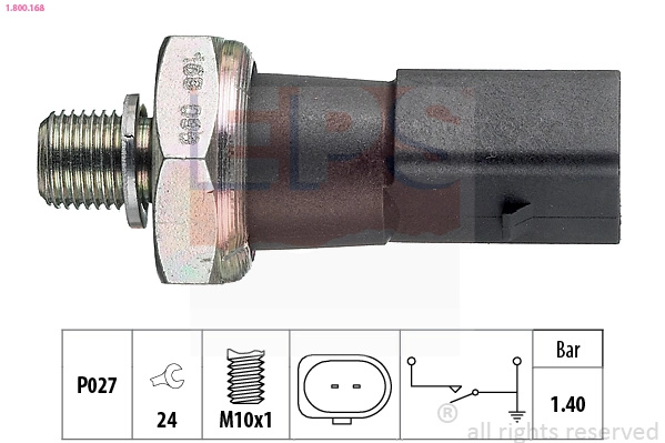 Senzor presiune ulei EPS VW SCIROCCO III (137, 138) 2009-2017 - 1.800.168