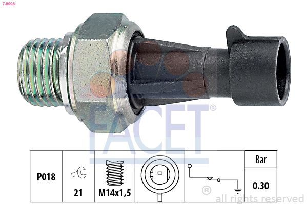 Senzor presiune ulei FACET 7.0096