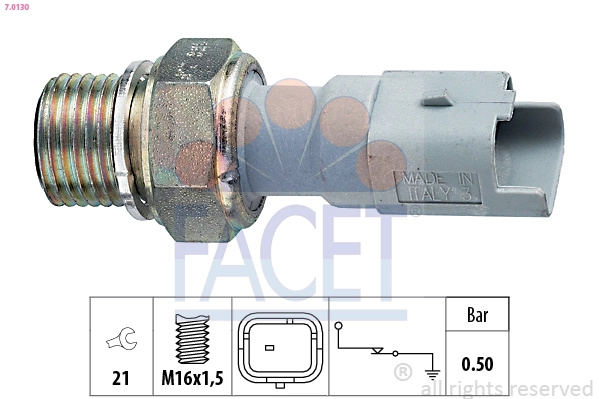 Senzor presiune ulei FACET 7.0130