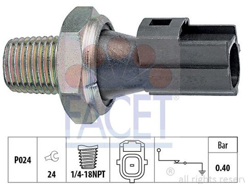 Senzor presiune ulei FACET 7.0145