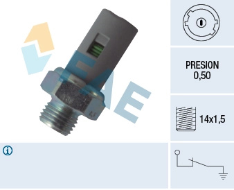 Senzor presiune ulei FAE 12636