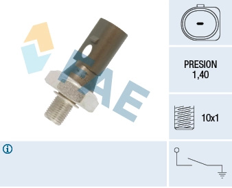 Senzor presiune ulei FAE 12880 compatibil cu VW GOLF IV (1J1) BFH; BML; BJS 3189cc 241cp 177kW 1997 1998 1999 2000 2001 2002 2003 2004 2005