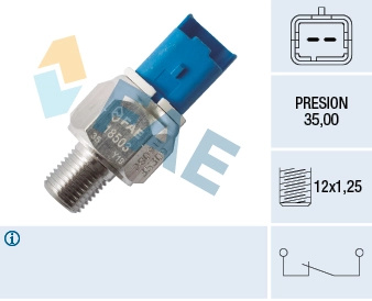 Senzor,presiune ulei FAE 18503 compatibil cu PEUGEOT BIPPER TEPEE 2008 2009 2010 2011 2012 2013