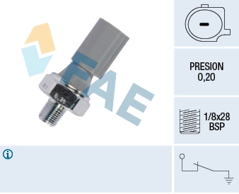 Senzor presiune ulei FAE MITSUBISHI PAJERO IV (V8_W, V9_W) 2006-2014 - 12830