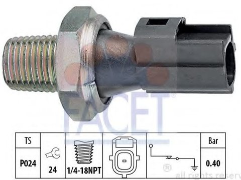 Senzor presiune ulei FORD COURIER (J3, J5) (1996 - 2016) FACET 7.0145 piesa NOUA