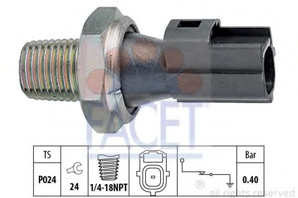 Senzor presiune ulei FORD KA Van (RB) (2002 - 2005) FACET 7.0145