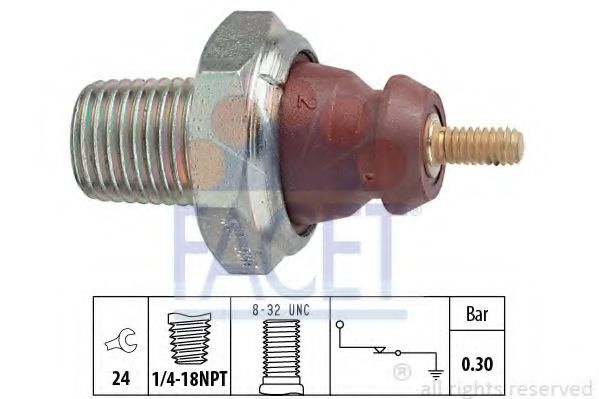 Senzor presiune ulei FORD PUMA (EC_) (1997 - 2002) FACET 7.0011