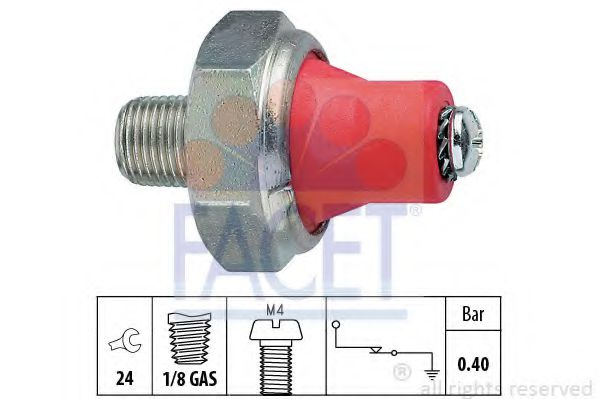 Senzor presiune ulei HONDA LEGEND   (HS, KA) (1986 - 1991) FACET 7.0014