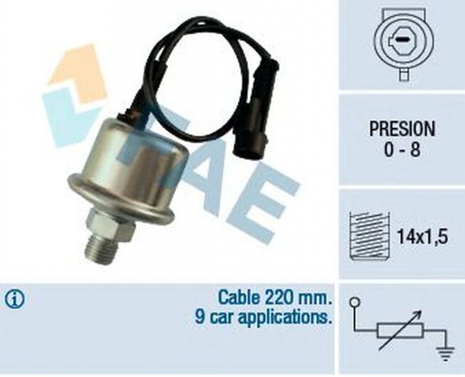 Senzor presiune ulei LANCIA DELTA I 831AB0 FAE 140