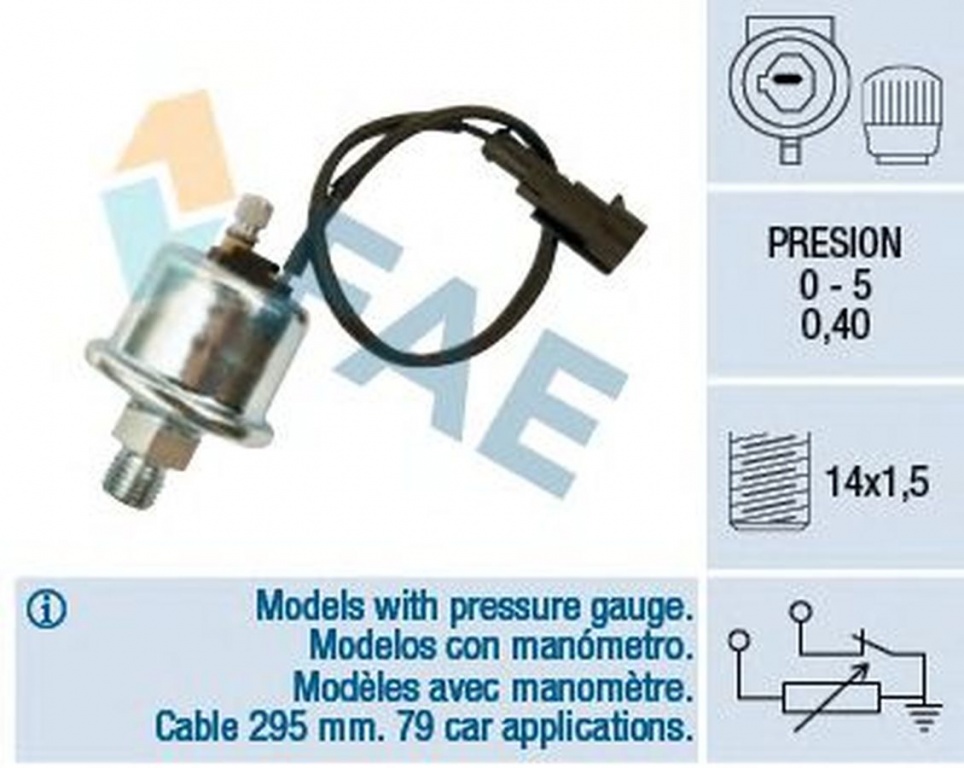 Senzor presiune ulei OPEL CORSA A hatchback 93 94 