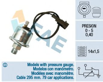 Senzor,presiune ulei OPEL OMEGA A combi (66_, 67_)