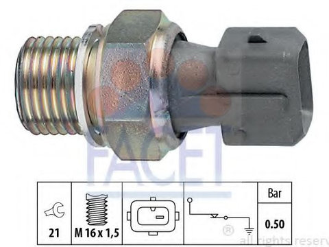 Senzor presiune ulei PEUGEOT 106 Van (1_) (1991 - 2001) FACET 7.0116