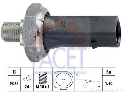 Senzor presiune ulei PORSCHE CAYENNE (9PA, 955) (2002 - 2010) FACET 7.0135