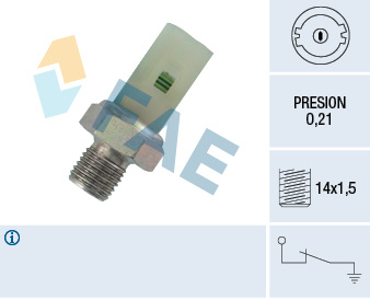 SENZOR PRESIUNE ULEI ~ RENAULT 19 II Chamade (L53_) 1.4 (L535) 1.4 (532) 58cp 75cp 1992 1993 1994 1995 ~ FAE12350 ~ FAE