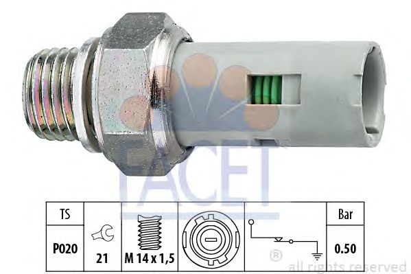 Senzor presiune ulei RENAULT LAGUNA cupe (DT0/1) - Cod intern: W20240143 - LIVRARE DIN STOC in 24 ore!!!
