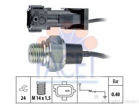 Senzor presiune ulei SAAB 9-5 (YS3E) (1997 - 2009) FACET 7.0144 piesa NOUA