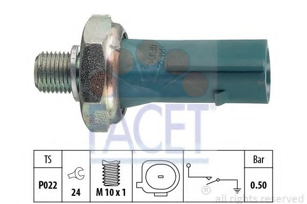 Senzor presiune ulei SEAT ALHAMBRA (710, 711) (2010 - 2016) FACET 7.0196