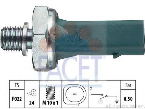 Senzor presiune ulei VW JETTA IV (162, 163) (2010 - 2020) FACET 7.0139