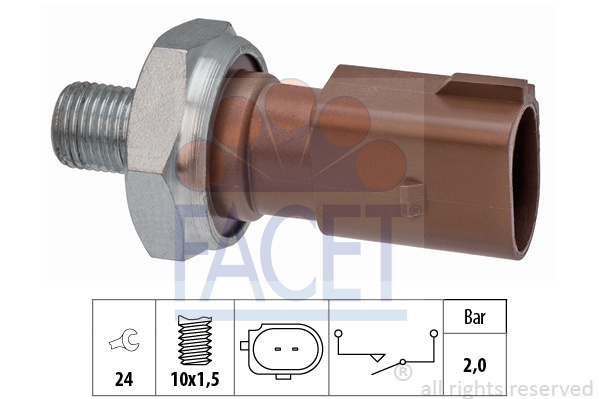 Senzor presiune ulei # Vw Touran 2015 2016 2017 2018 2019 2020 2021 2022 2023 2024 2025 # 7 0217 # FACET